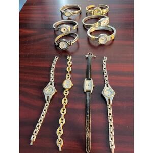 VTG Watch Lot of 10 Not Tested Gramercy Fiorlini LTD Collections White Stag